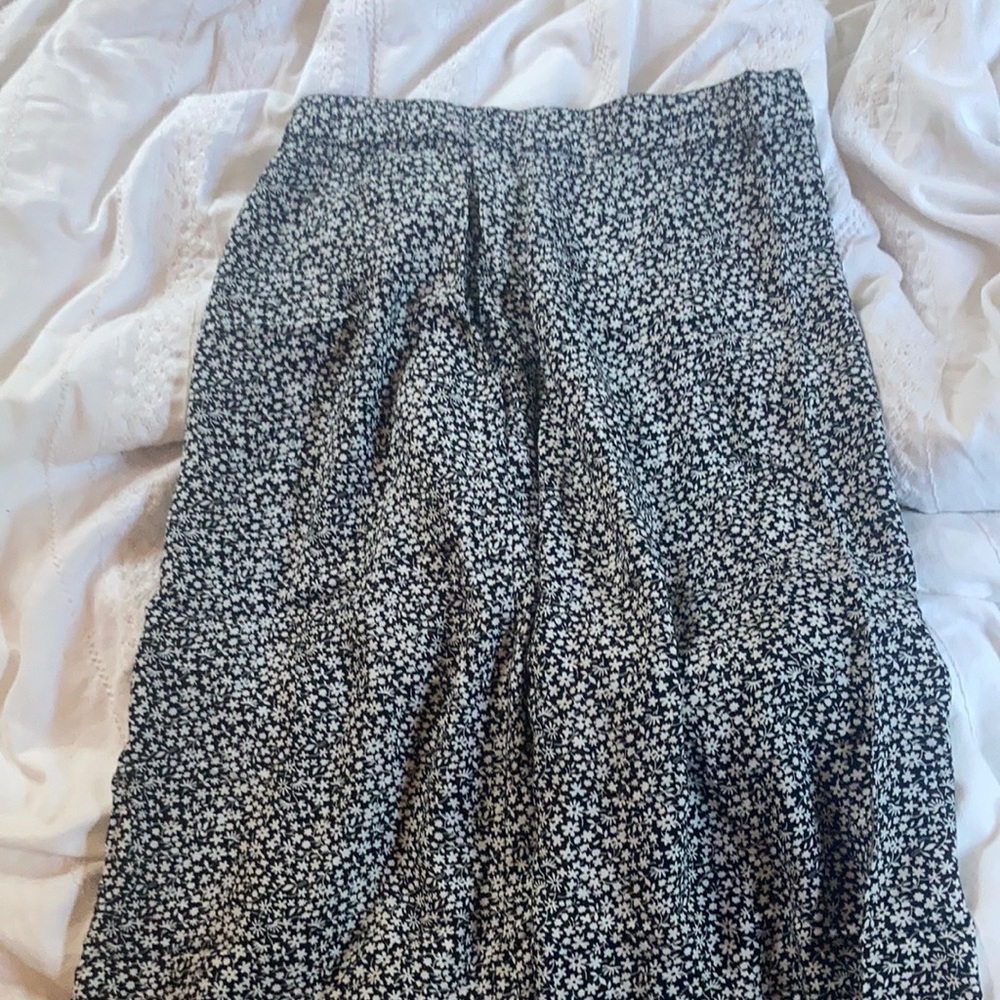 Hollister floral maxi skirt